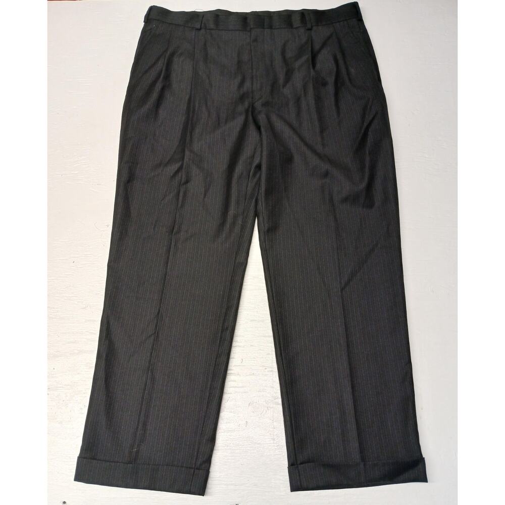 Dockers (40x30) Men's Black Poly Blend Classic Dress Slacks